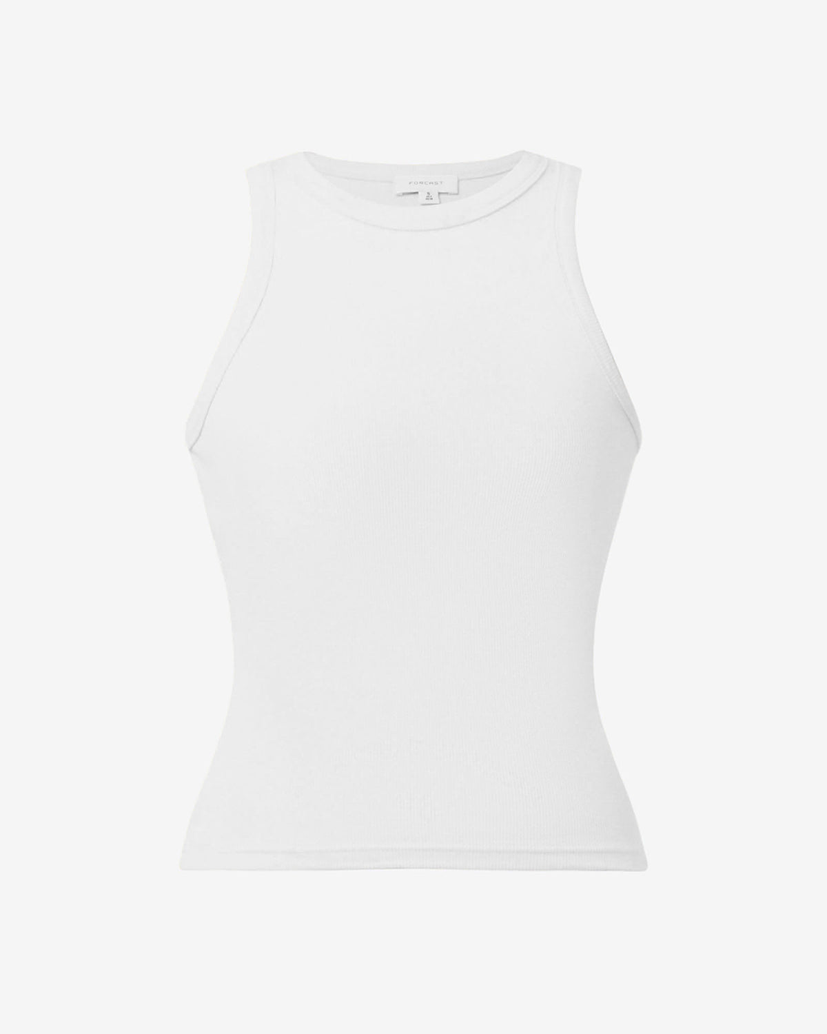 Devon Cotton Singlet in white — product-only view