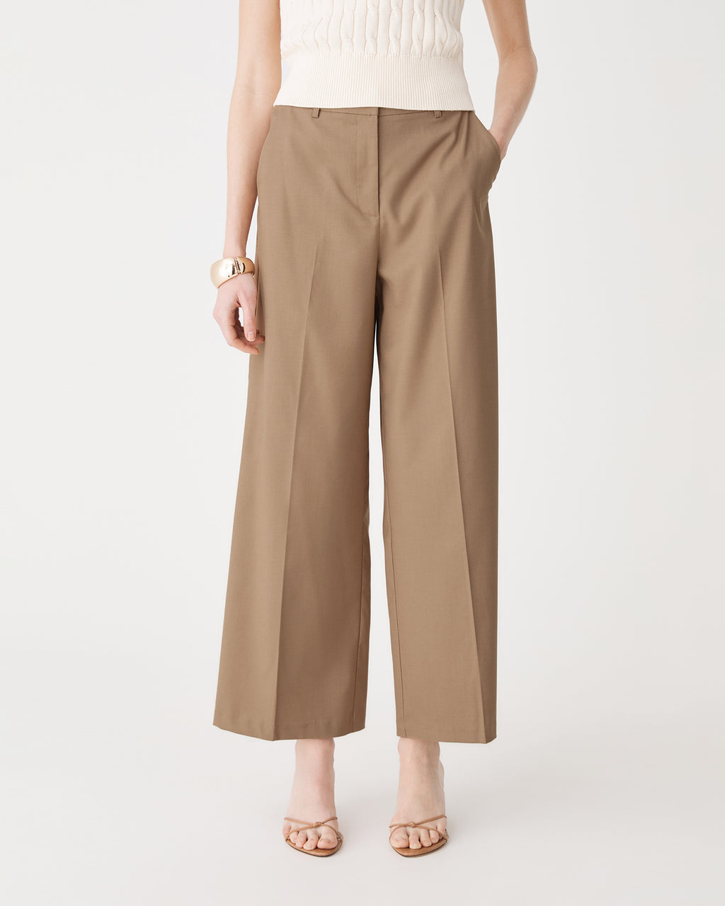 Andrea Wide Leg Pants — full-length view 2