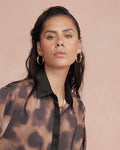 Aurelia Hoop Earrings in gold — view 1