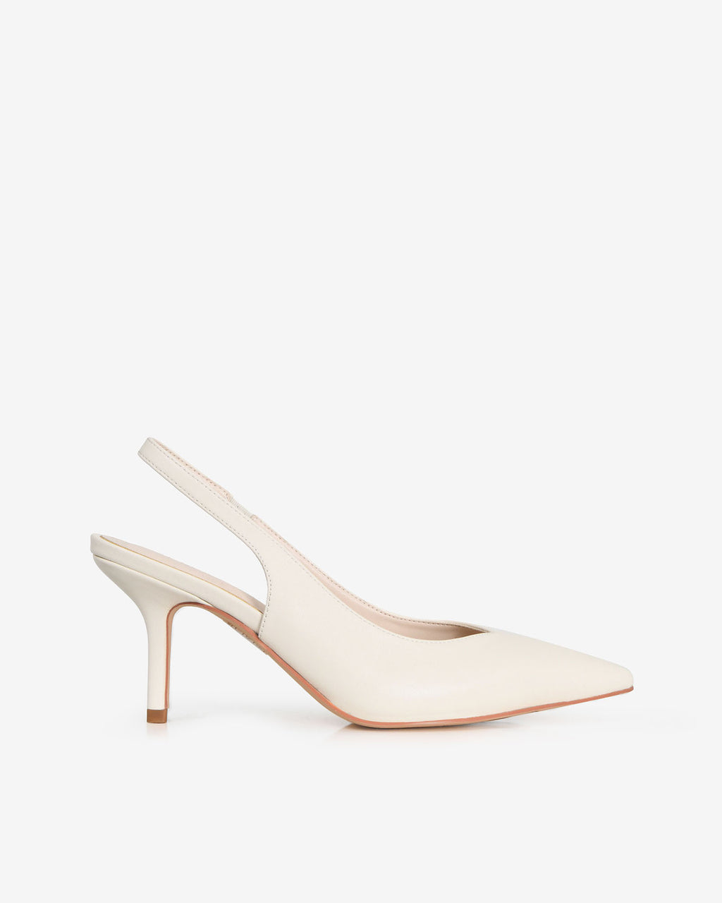Sophie Slingback Pump in bone — product-only view